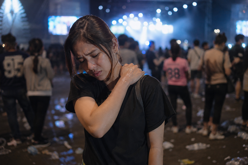 capek setelah konser